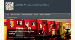 Desktop Screenshot of coloradoartservices.com